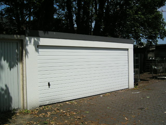 Garage 5,45x L 6,05m x H 2,50 m Garagen Fertiggarage 1a.de Sektionaltor